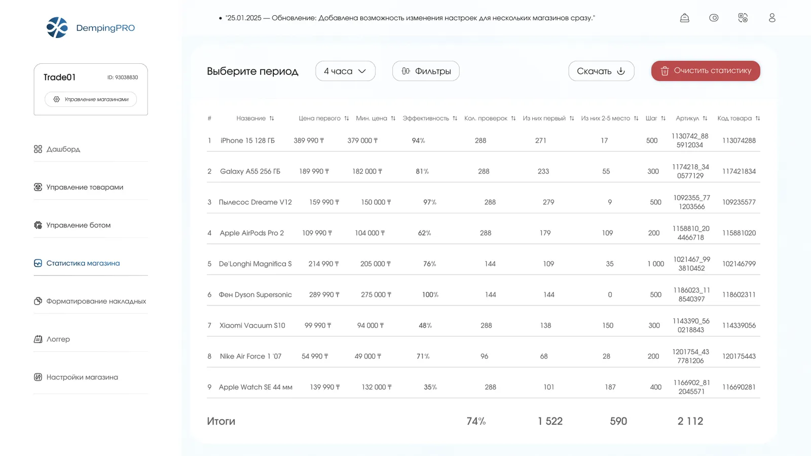 Статистика
