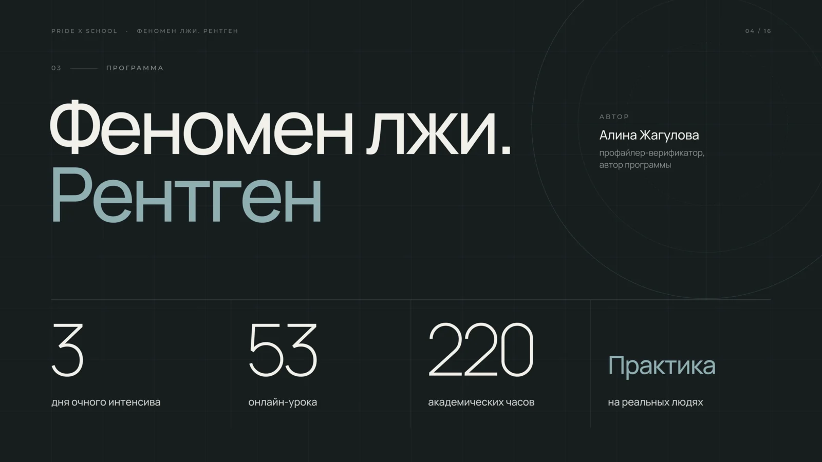 Феномен лжи. Рентген