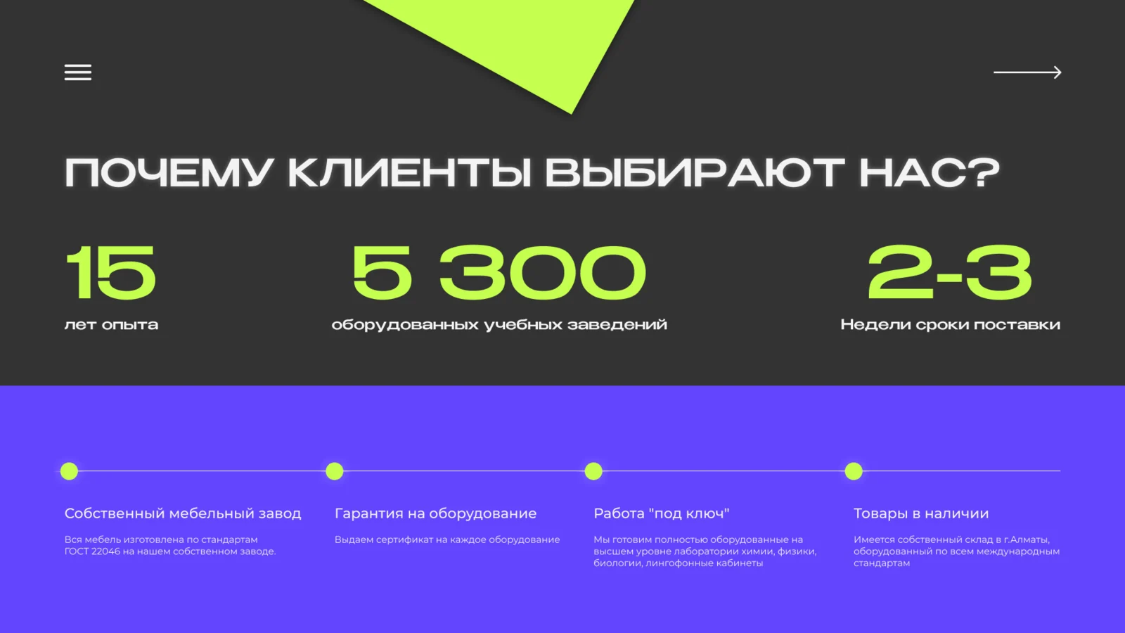 Слайд с цифрами