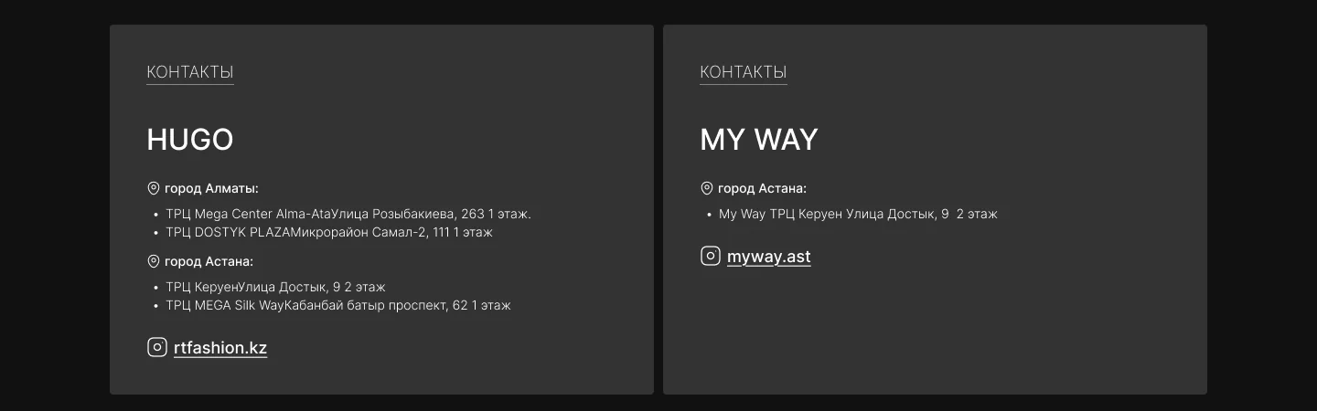 Контакты